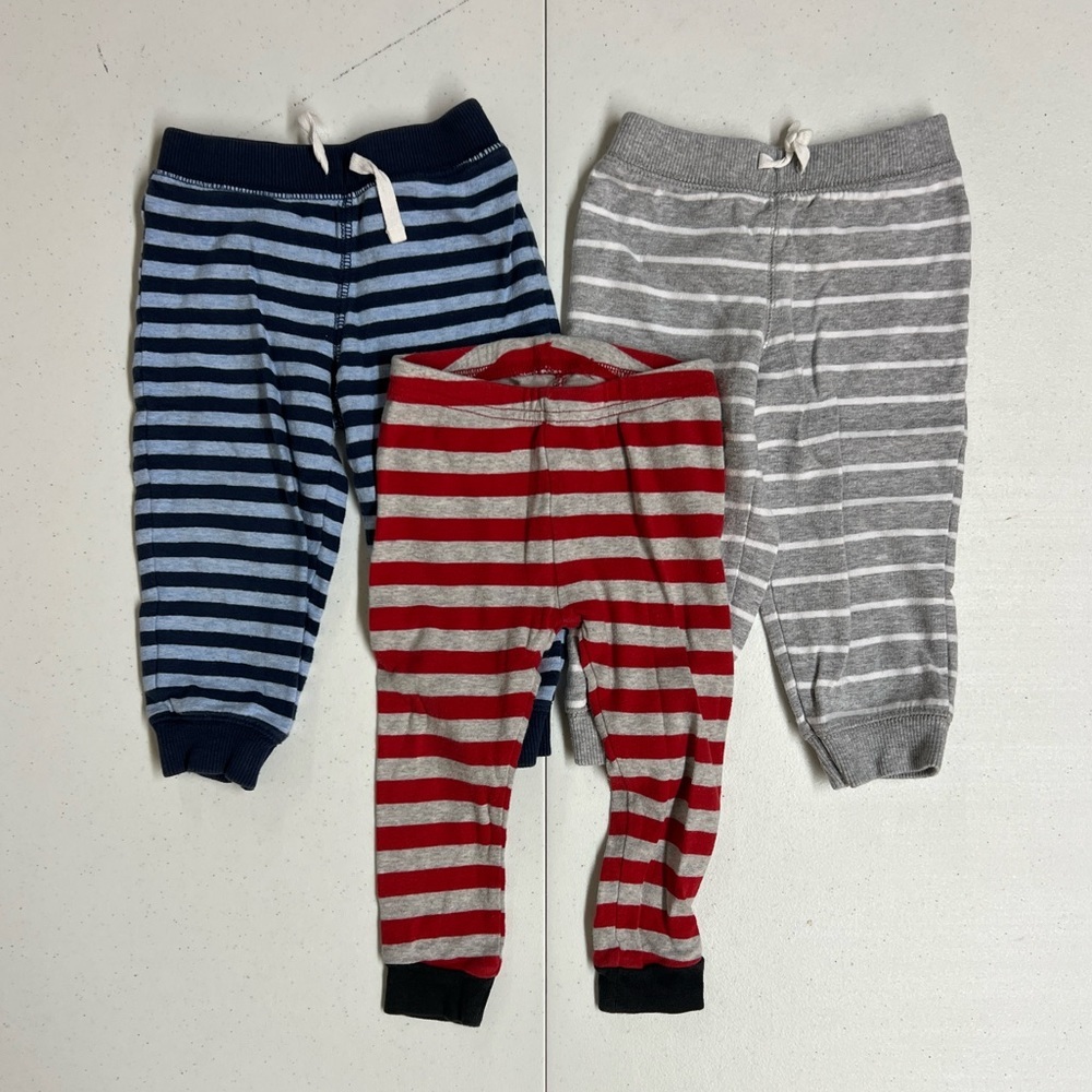 Carter’s Stripped Baby Pull-on Joggers 18M